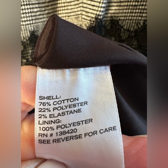 ETCETERA Gray Black Lace Wool Tweed LOOK Soft Sheath Sleeveless CLEAN Midi Sz 4 - Picture 4 of 13